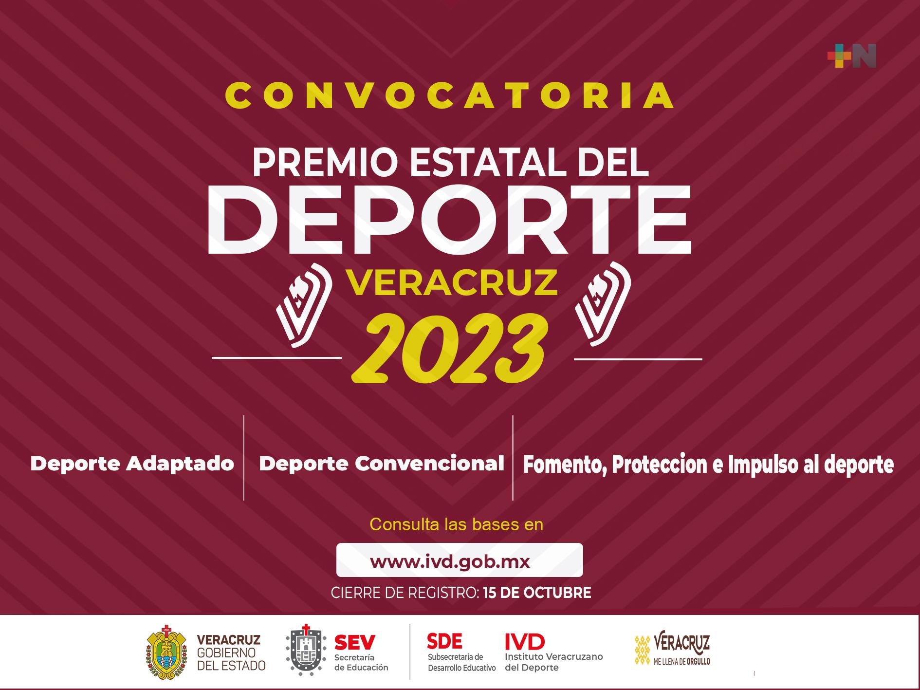 IVD lanza convocatoria al Premio Estatal del Deporte 2023