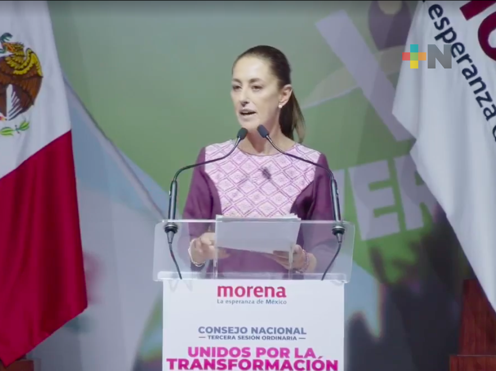 Recibe Claudia Sheinbaum constancia de Morena, el 17 septiembre inicia gira en el país