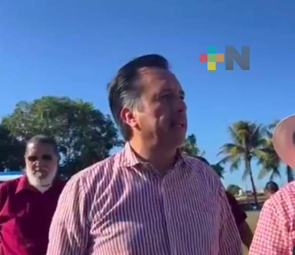 Supervisó gobernador Cuitláhuac García obras de infraestructura en Cosamaloapan