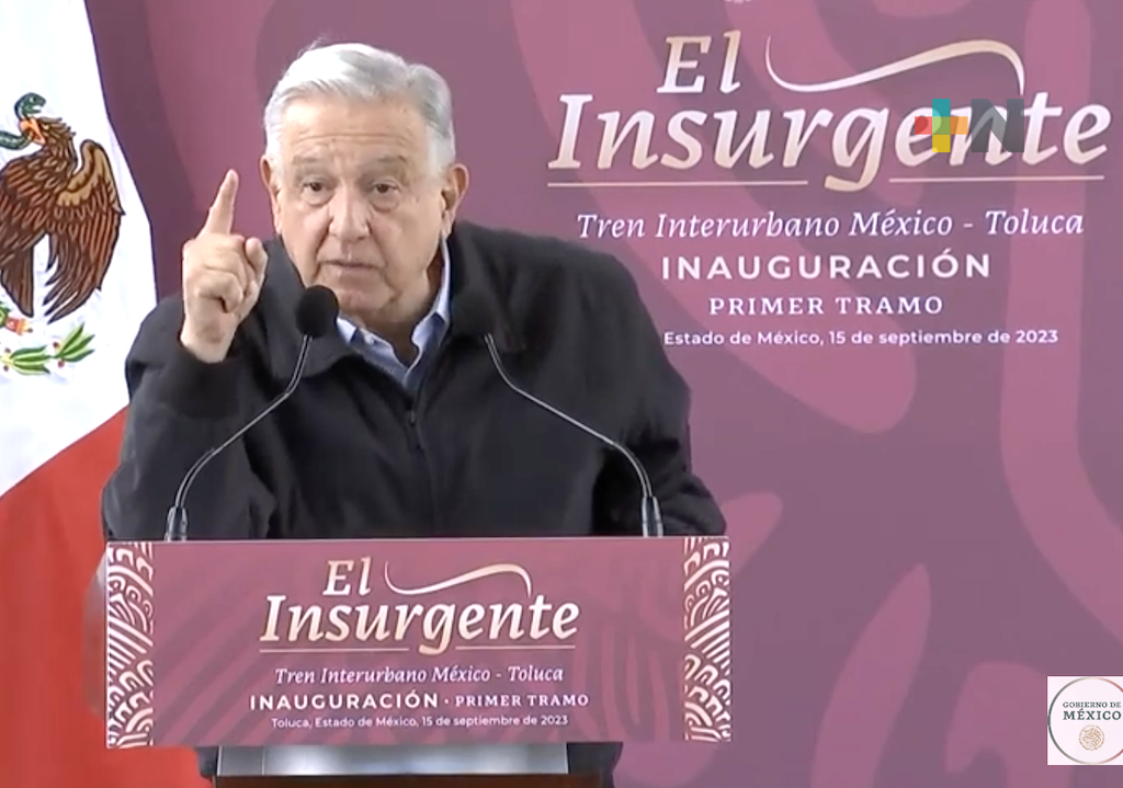 Inaugura AMLO el Tren Interurbano México-Toluca «El Insurgente»