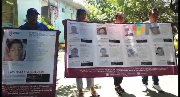 Comisión Estatal de Búsqueda se reúne con familiares de albañiles desaparecidos en Tres Valles