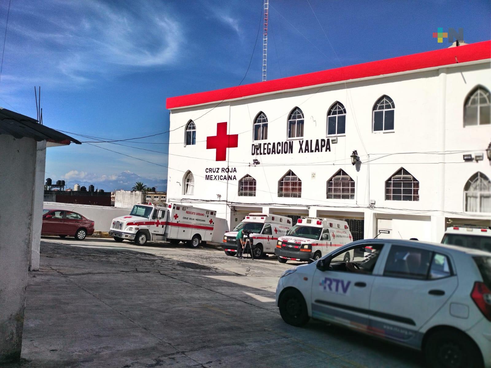 Atiende Cruz Roja Xalapa a población en condición de calle