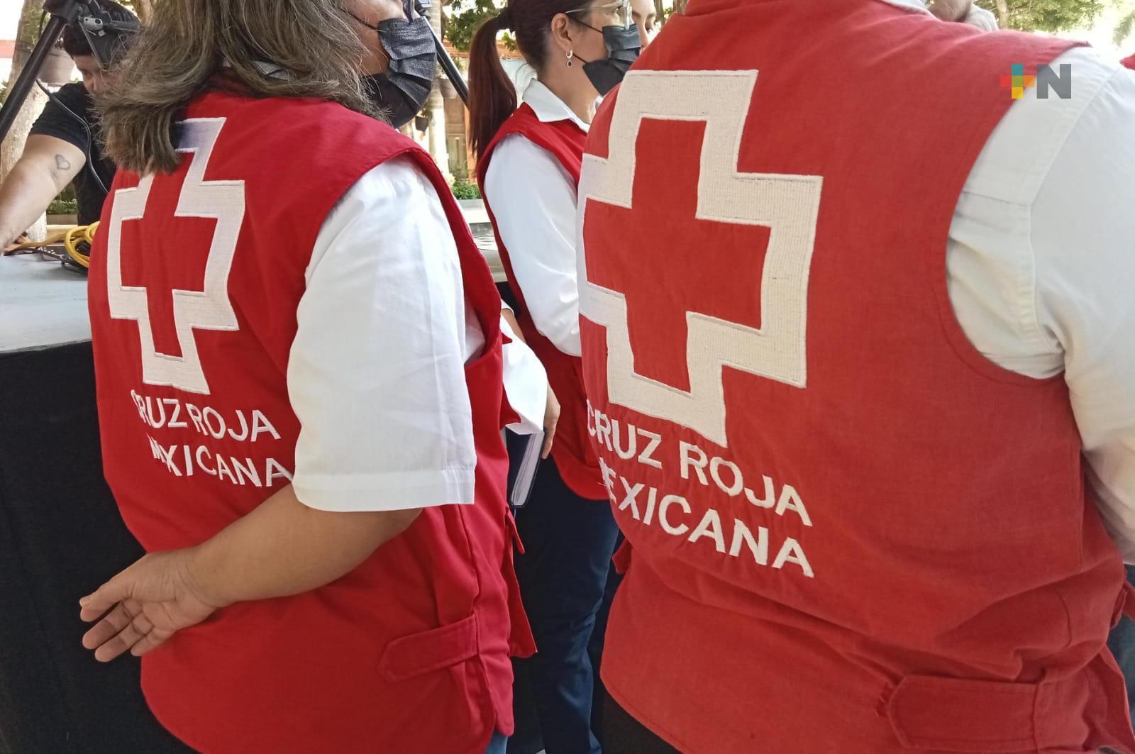 Falta de apoyo en donaciones a Cruz Roja delegación Veracruz impactará en programas sociales