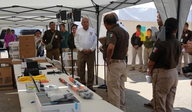 Estados Unidos dona equipo para oficinas de migración; Veracruz será receptor