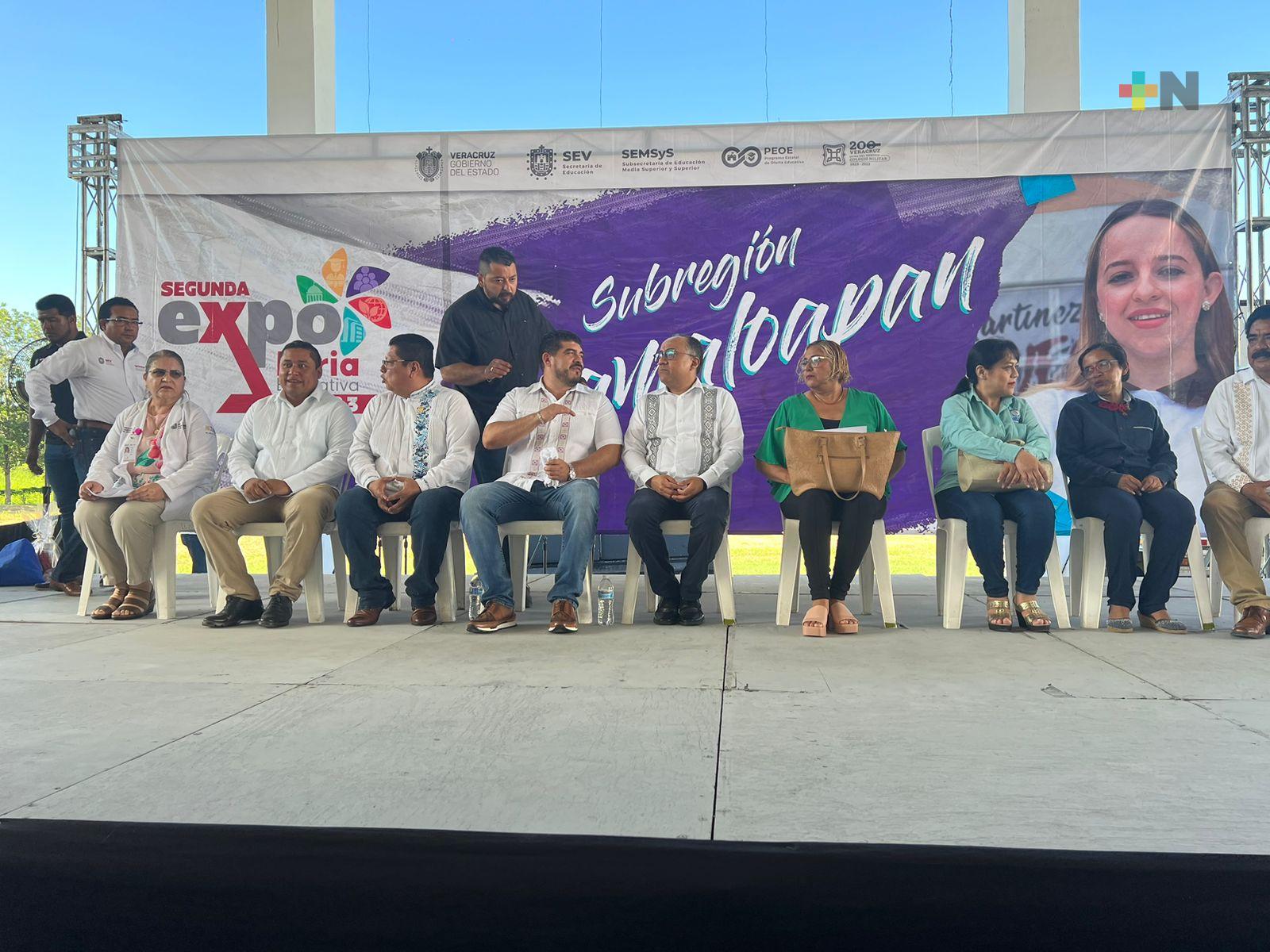 Inauguran Segunda Expo Feria Educativa en el Tecnológico de Tierra Blanca