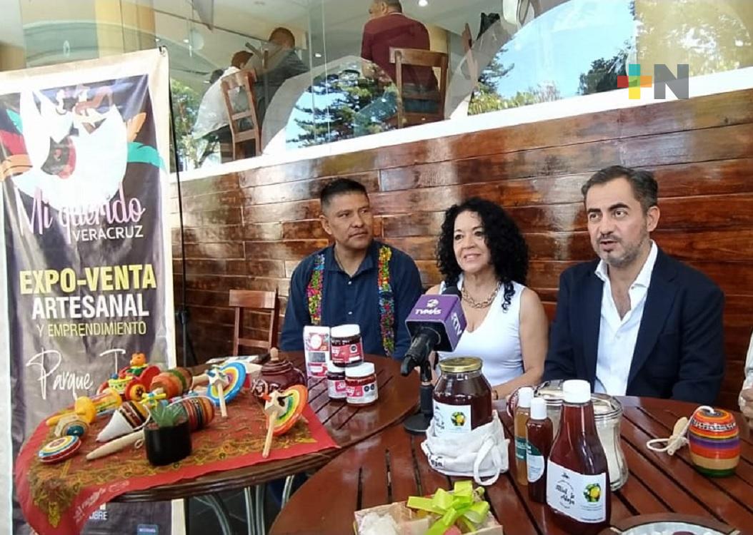 Expo venta artesanal “Mi querido Veracruz”, en parque Juárez