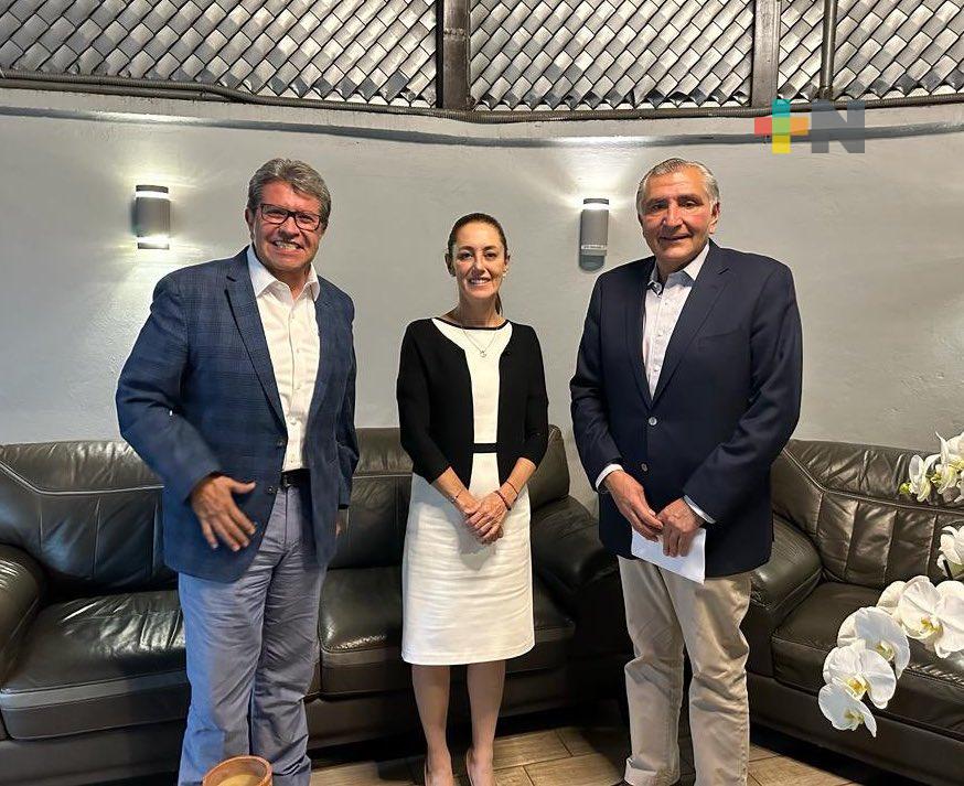 Adán Augusto López y Ricardo Monreal nuevos coordinadores de Claudia Sheinbaum