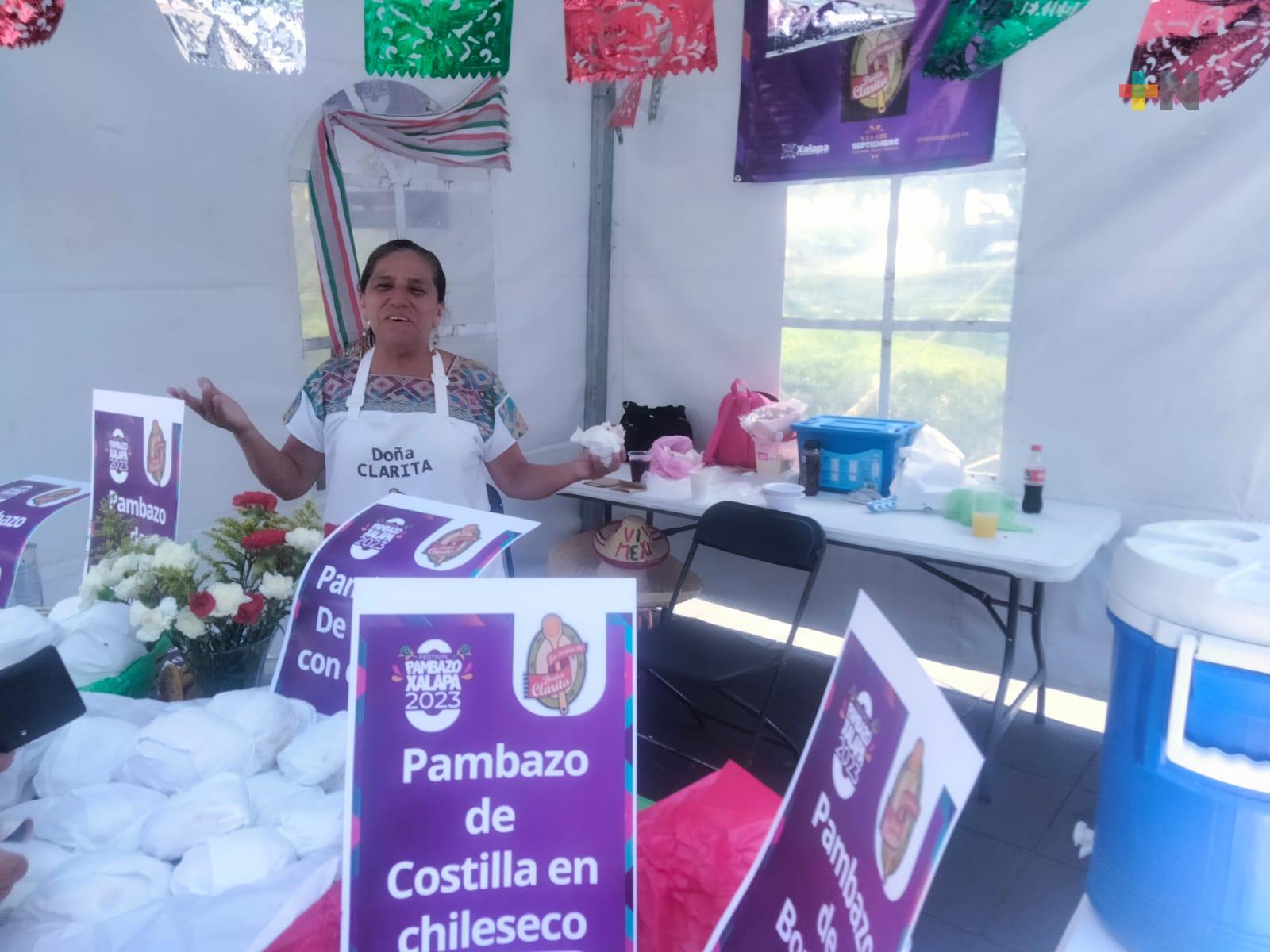 En parque Juárez dio inicio el Festival Pambazo Xalapa 2023