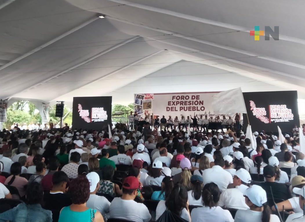 En Coatepec se realizó el “Foro de expresión del pueblo”
