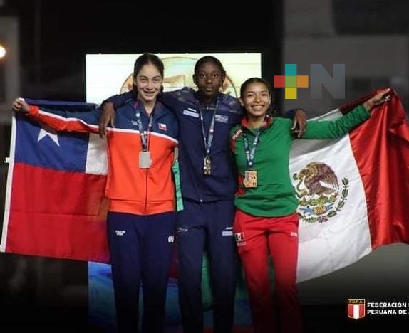 Aileen Bautista gana bronce en Salto de Longitud en Iberoamericano Sub-18