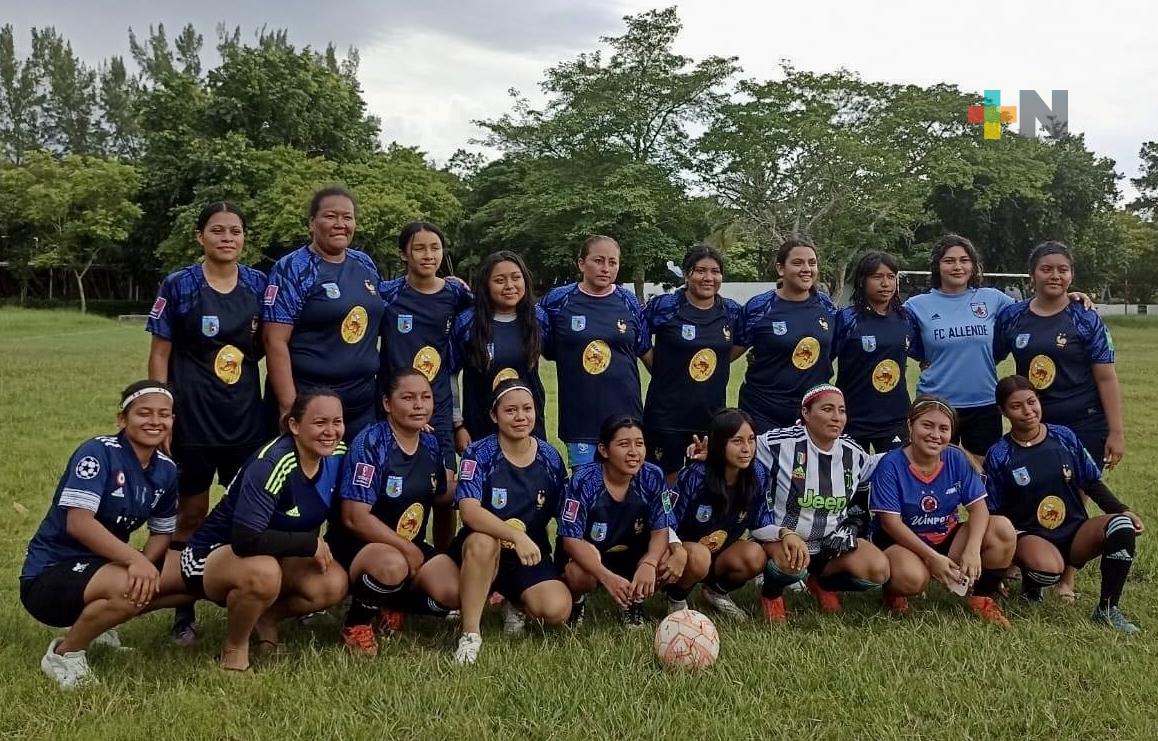 FC Allende es campeón de la Liga Municipal de futbol femenil de Coatzacoalcos