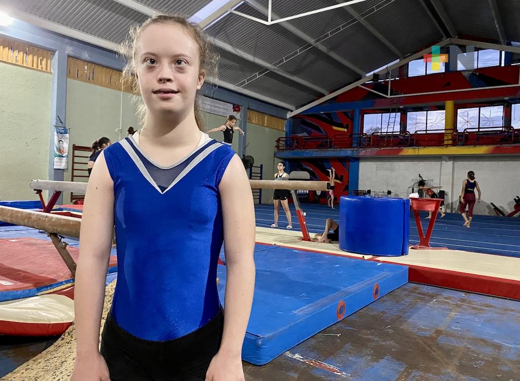 Bárbara Wetzel competirá en Mundial de Gimnasia para personas con síndrome de Down en Sudáfrica