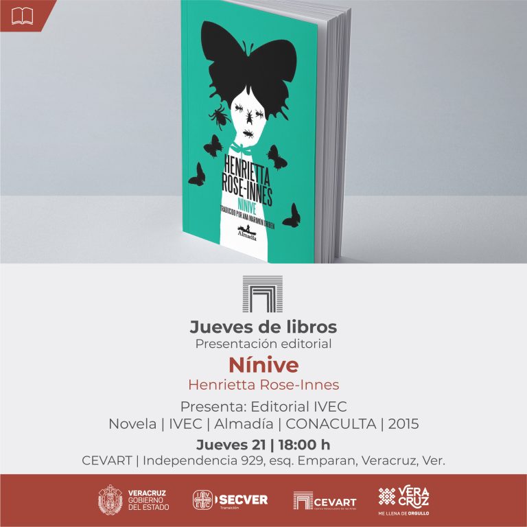 Invita IVEC a leer Nínive, libro de Henrietta Rose-Innes, en el “Jueves de Libros” del CEVART