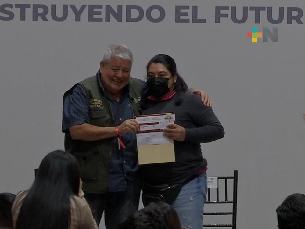 Avanzó 50% en Veracruz programa «Jóvenes construyendo el futuro»