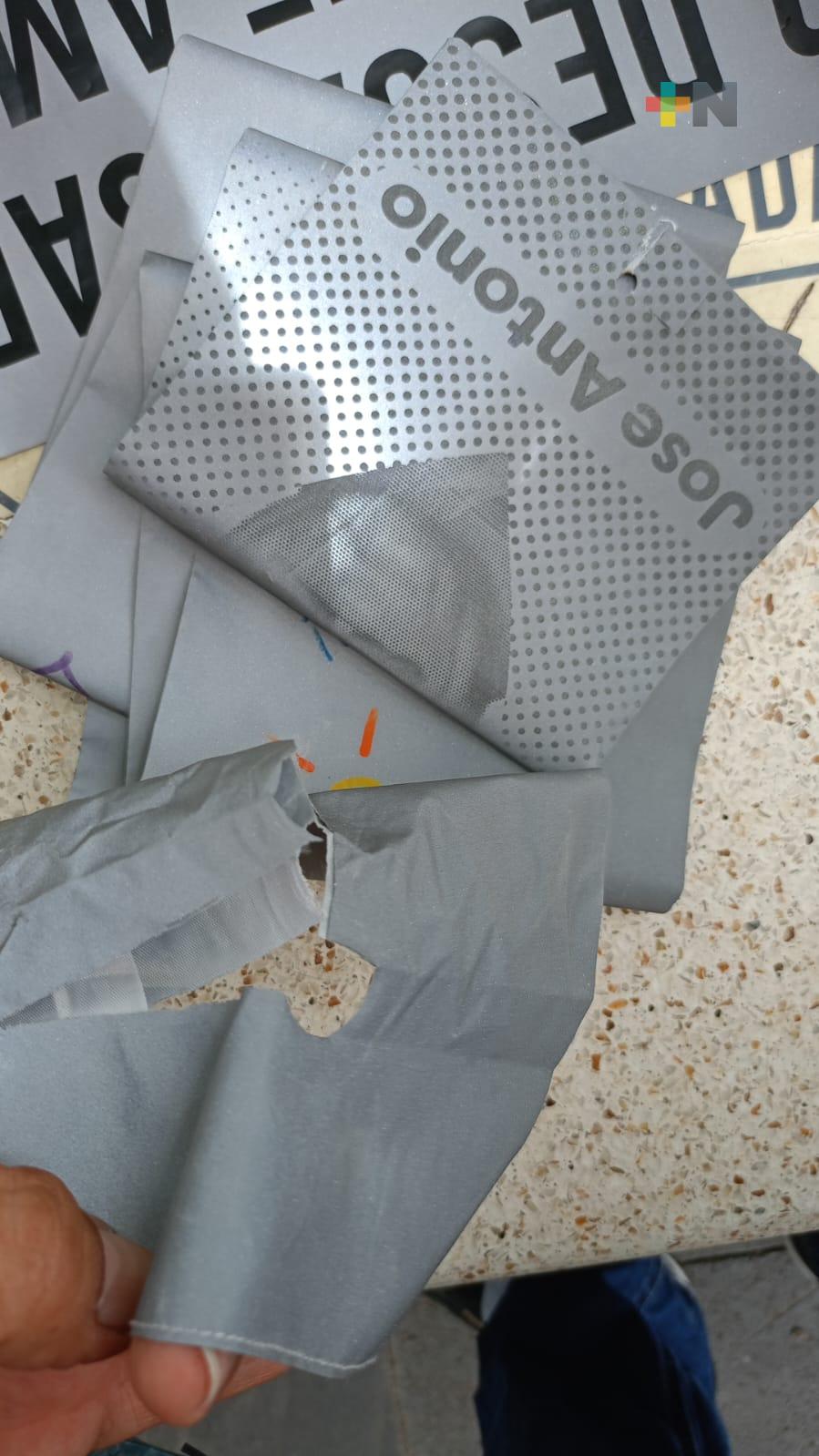 Ayuntamiento de Veracruz destruye homenaje a desaparecidos, denuncia colectivo Solecito