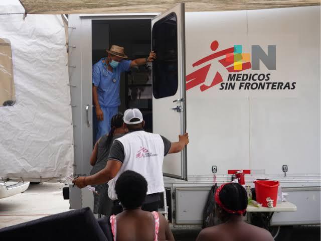 Médicos sin Fronteras entregan productos de higiene íntima y salud reproductiva