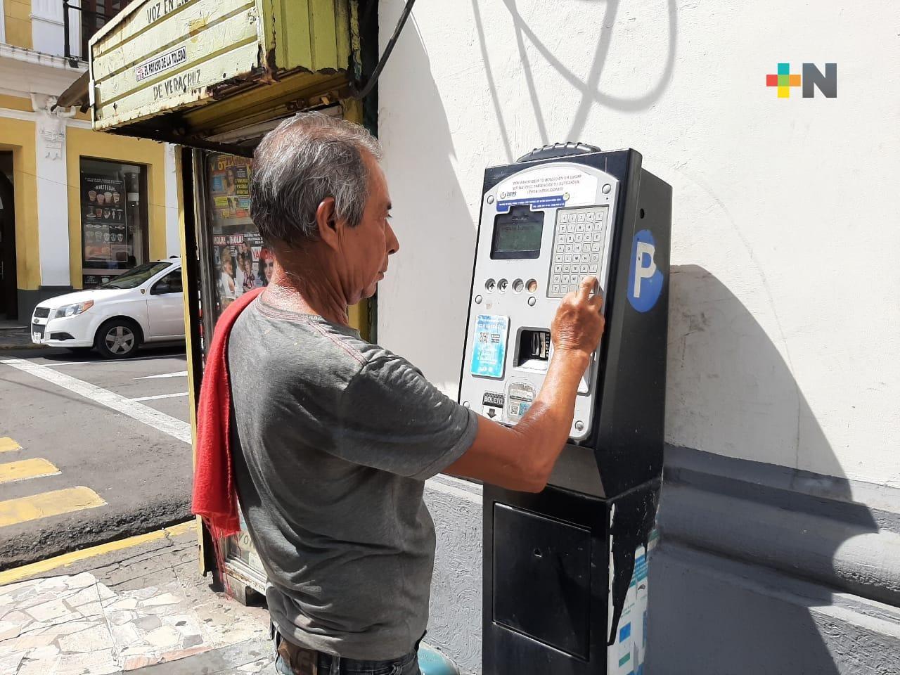 Por día festivo no cobrarán servicio de parquímetro en centro histórico de Veracruz
