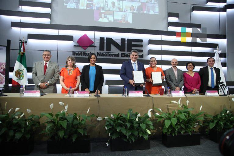 Acuerdan INE e ITESM promover el desarrollo democrático e institucional de México