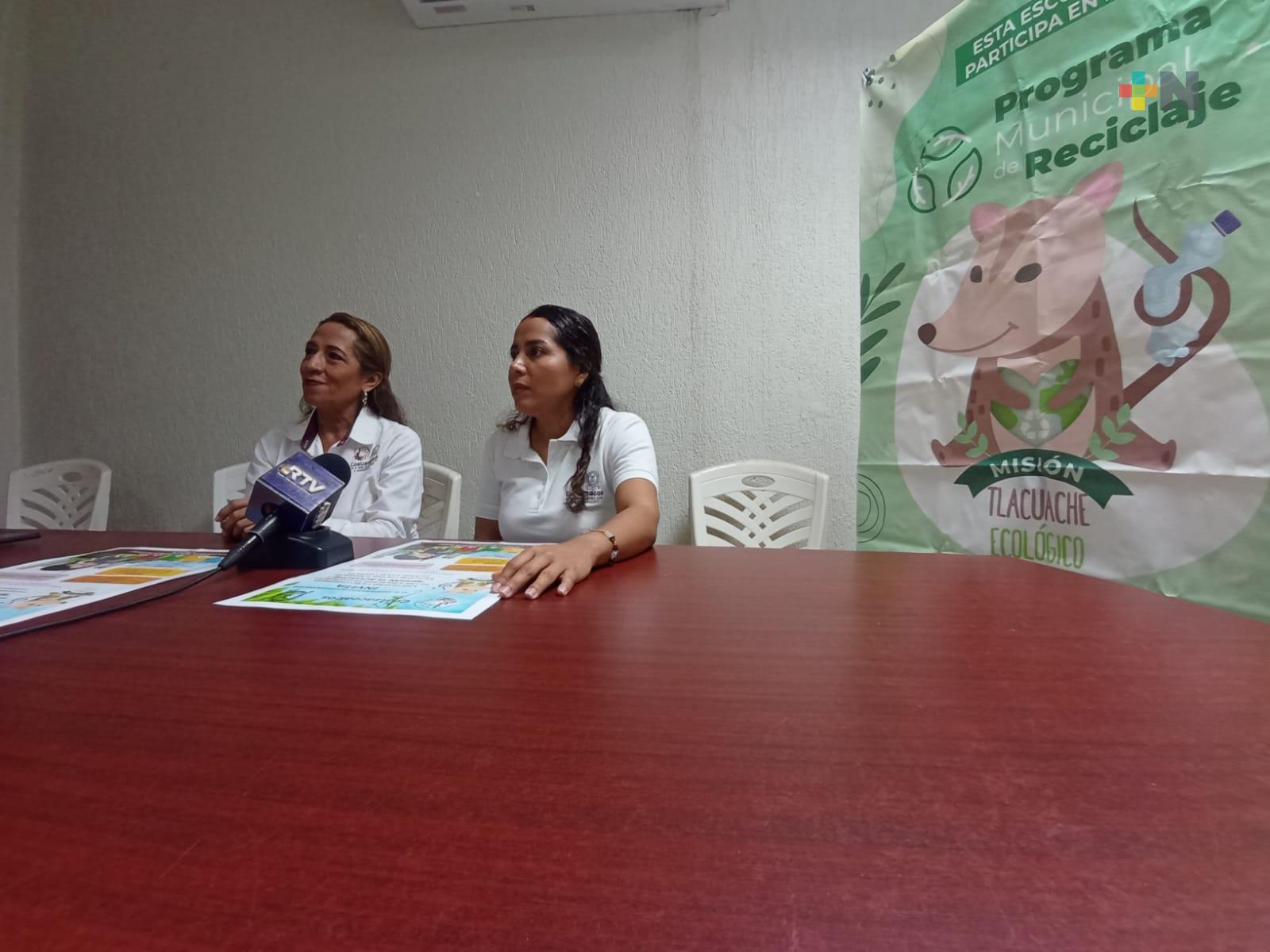 Ayuntamiento de Coatzacoalcos lanza «Misión Tlacuache», programa de reciclaje en escuelas