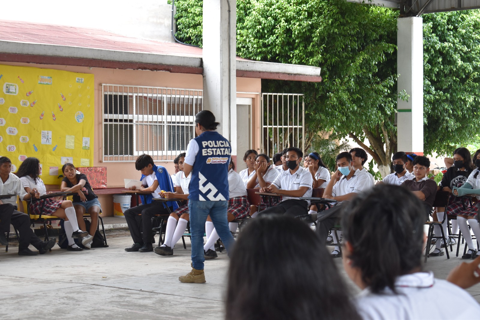 Llevará SSP jornada de concientización contra adicciones a mil 550 estudiantes