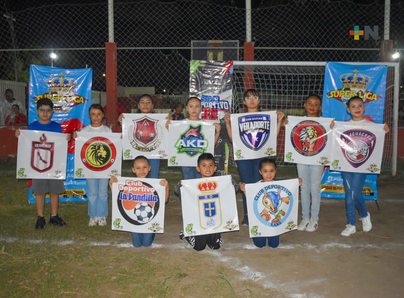 Arrancó el Torneo de la Súper Liga Infantil de Veracruz