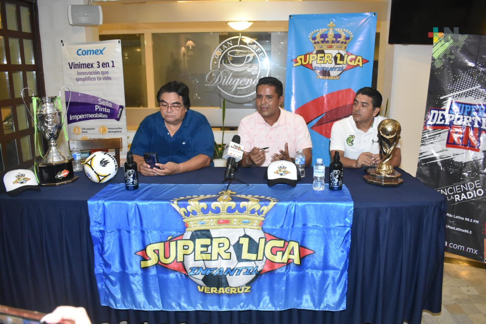 Presentan temporada 2023-2024 de la Súper Liga Infantil Veracruz