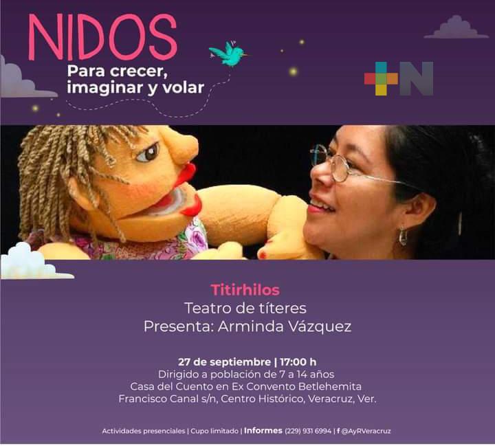 Impartirán el taller «Titirhilos, creación de marionetas» en Exconvento Betlehemita