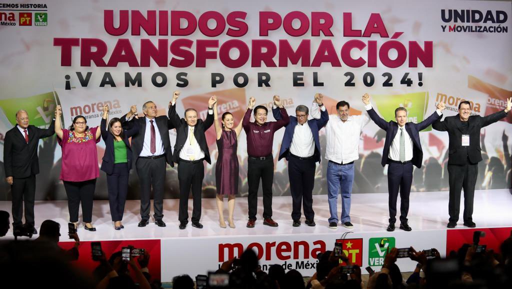 Partidos aliados de Morena avalan victoria de Claudia Sheinbaum
