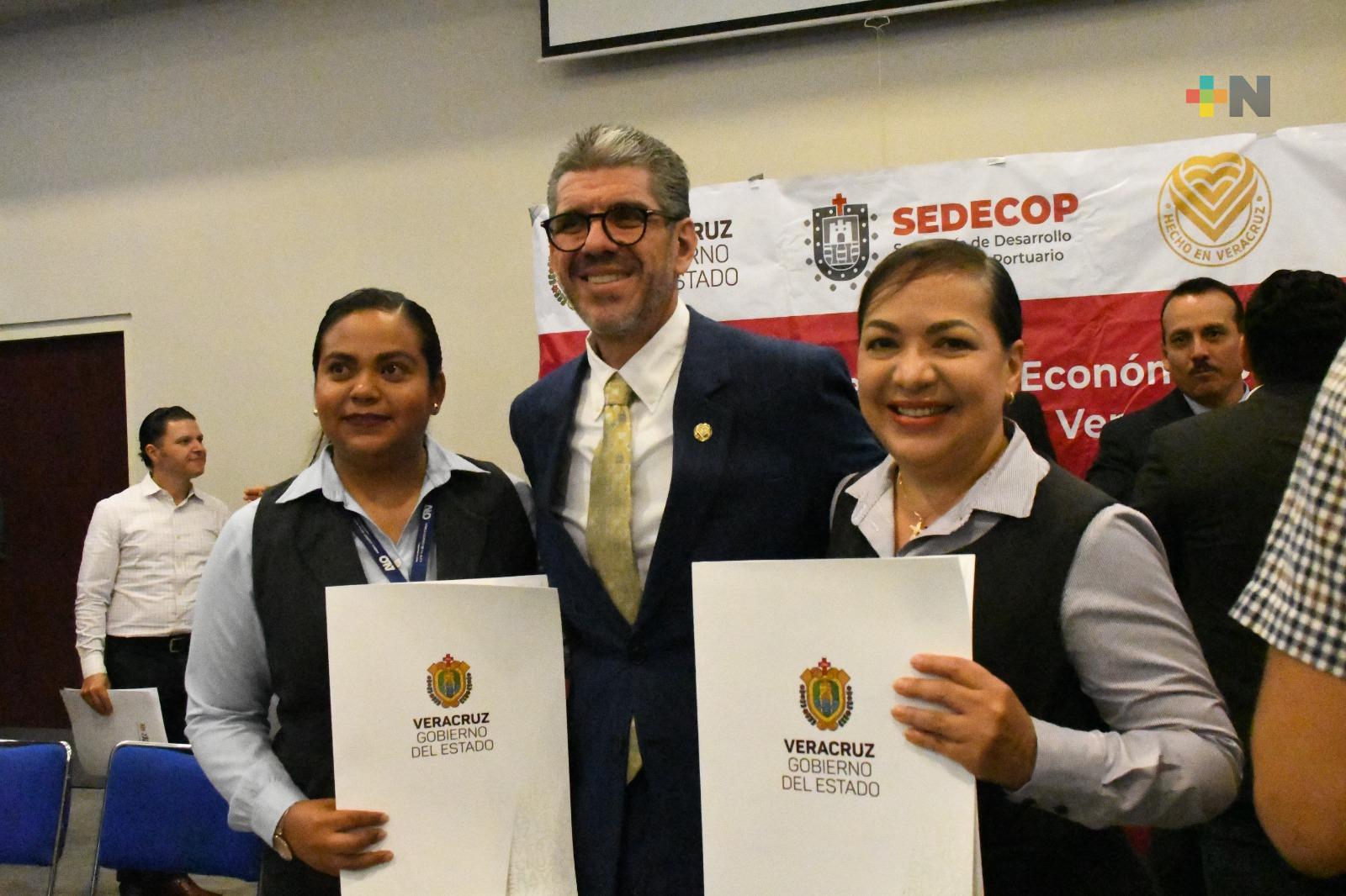 Por buenas prácticas, 34 empresas reciben distintivo Veracruz a la Calidad