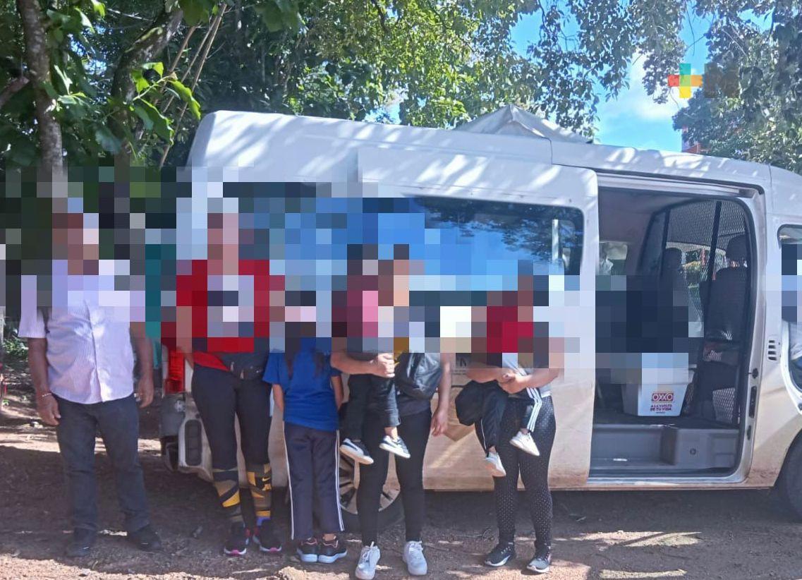 Resguarda SSP a 83 personas de origen extranjero en tres municipios