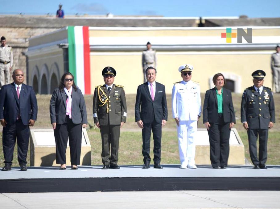 Honra Veracruz memoria de los Niños Héroes a 176 años de su hazaña
