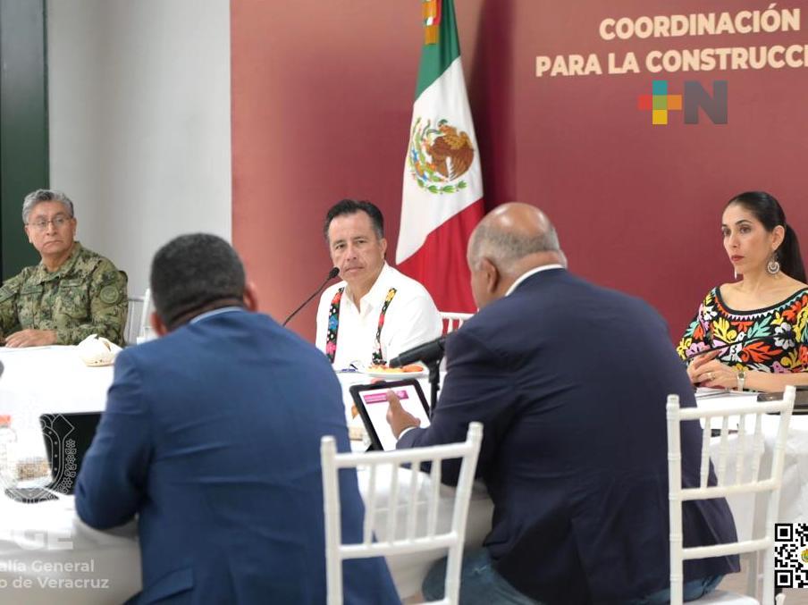 En Emiliano Zapata sesiona la Mesa para Construcción de la Paz