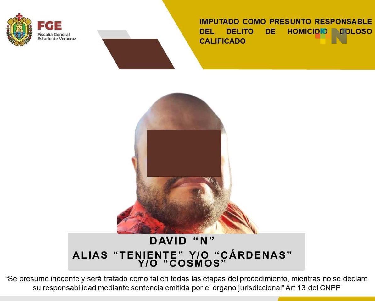 Obtiene FGE imputación en contra de David «N» por homicidio doloso calificado