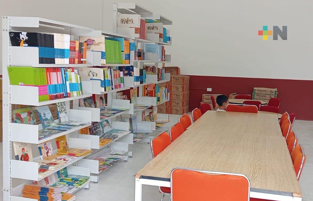 Biblioteca de Teocelo ya tiene un espacio fijo