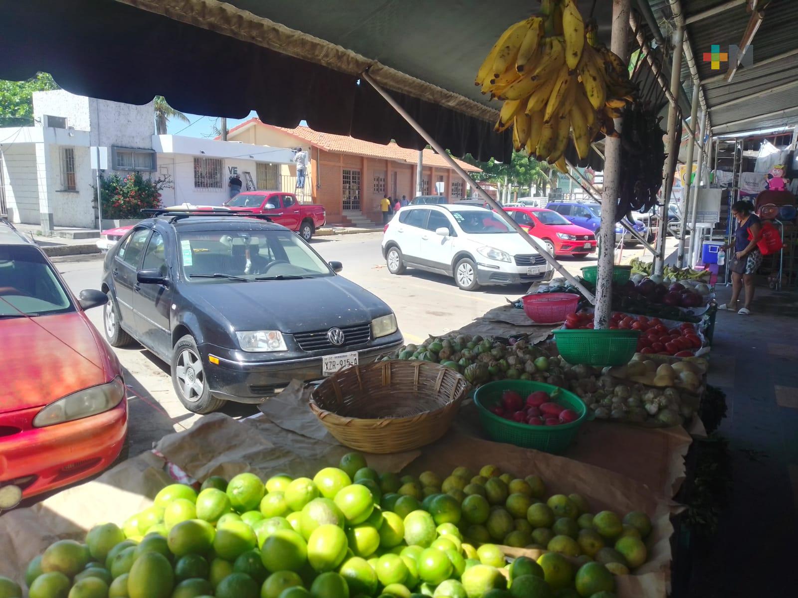 Más ventas registran en mercado Malibrán de Veracruz por Fiestas Patrias