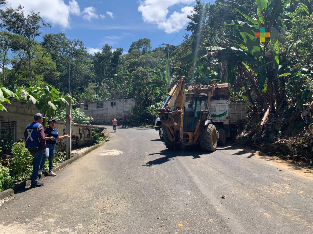 Llega personal de SICT y SIOP a zonas afectadas en municipio de Naranjal