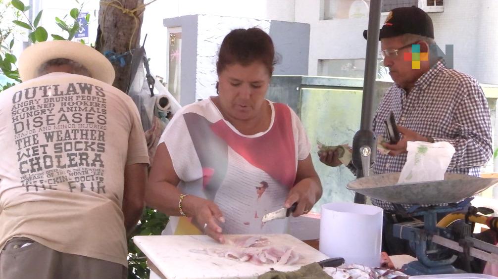 Baja producción y ventas registran pescadores de Boca del Río