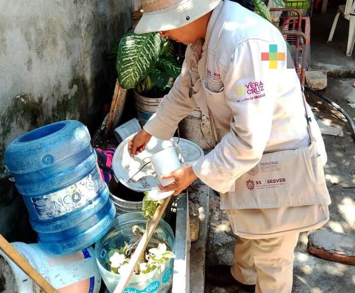 Ante alza en casos de dengue realizan acciones integrales para prevenirlo y controlarlo