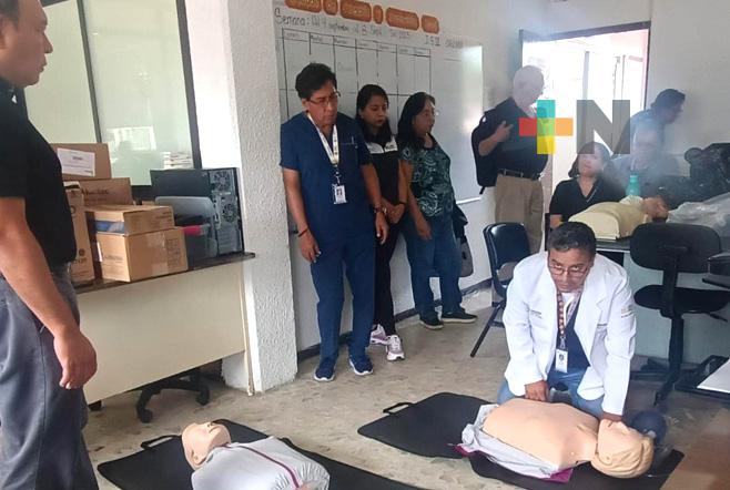 Realiza SS/Sesver taller de Reanimación Cardiopulmonar en Orizaba