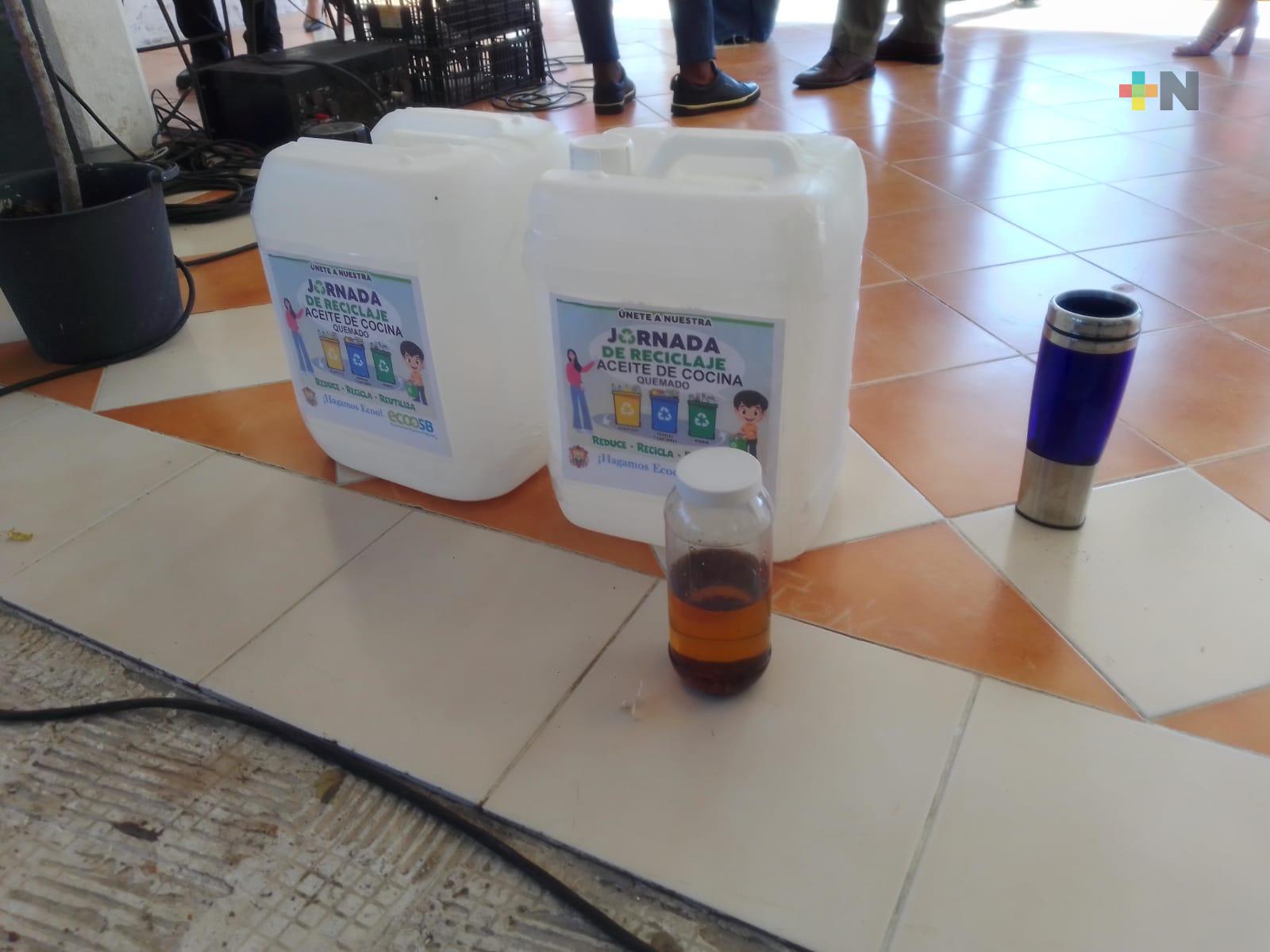 ECOO Soluciones Biotecnológicas invita a población reciclar aceite comestible