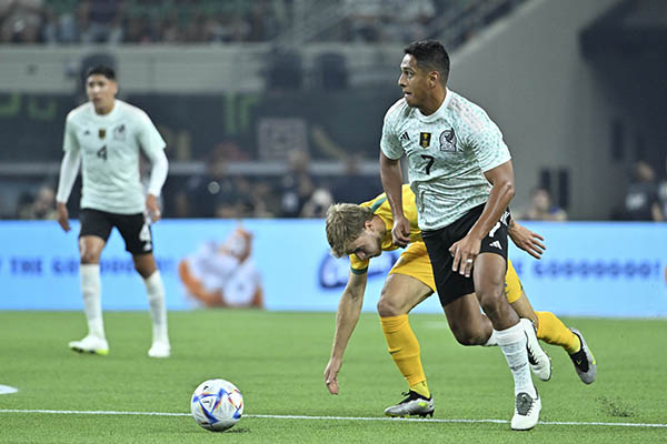 La Selección Nacional de México empató con Australia a dos goles