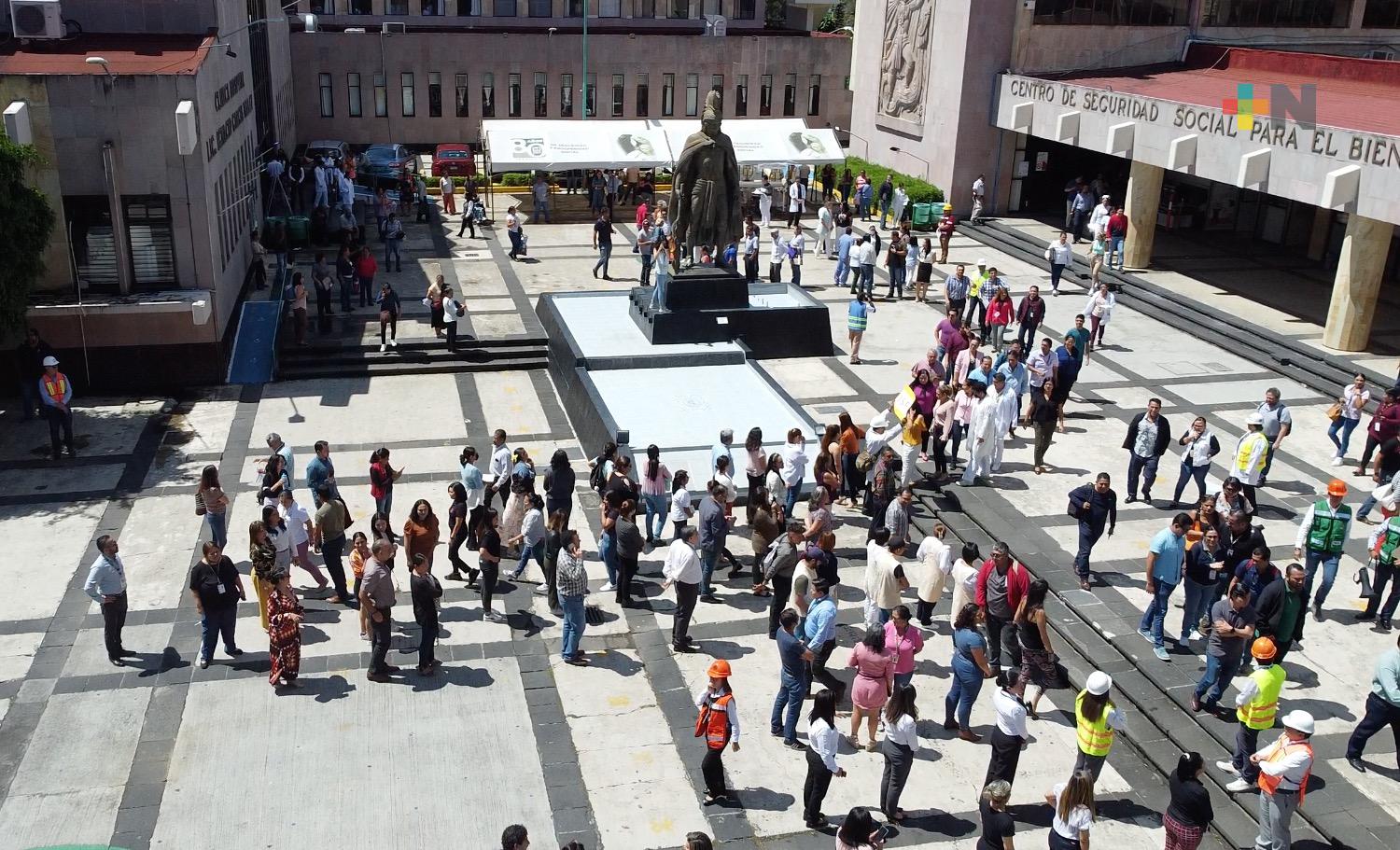 IMSS Veracruz Norte participó en Simulacro Nacional 2023