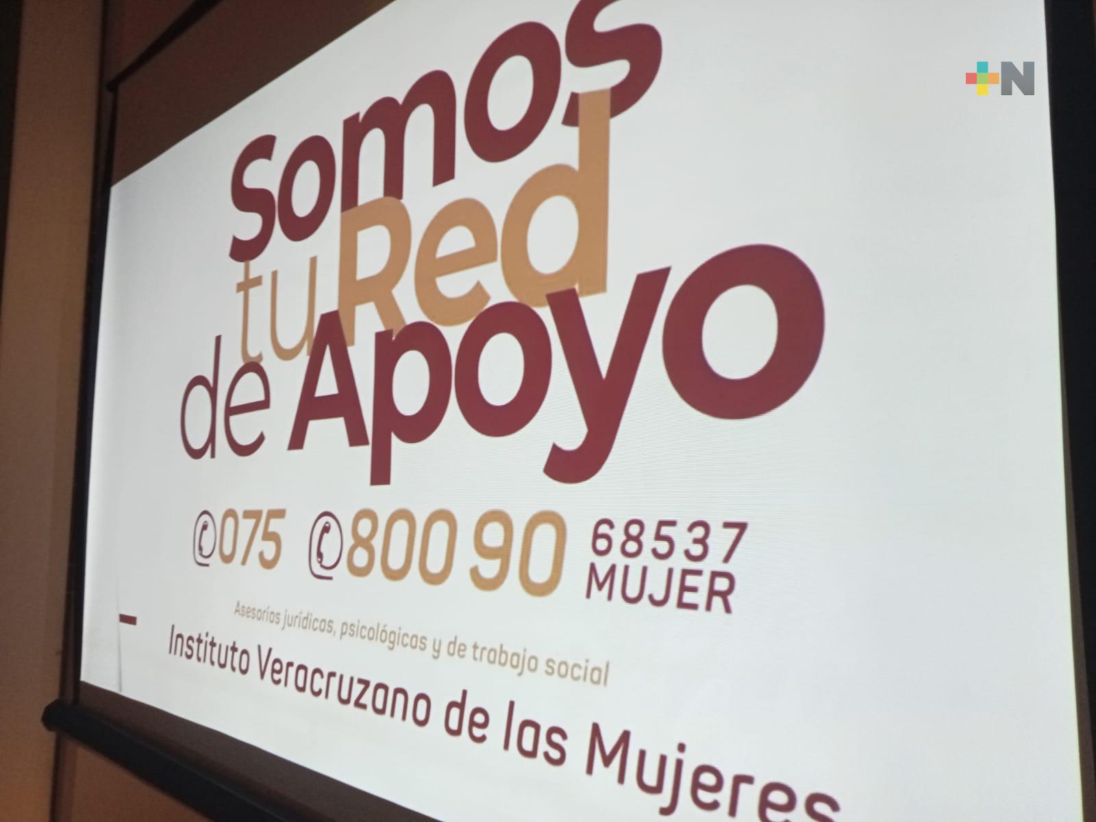 «Somos tu red de apoyo» atiende a mujeres en situación de violencia
