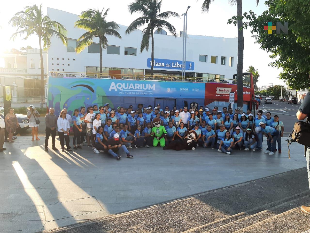 Turibus promocionará al Aquarium del Puerto de Veracruz