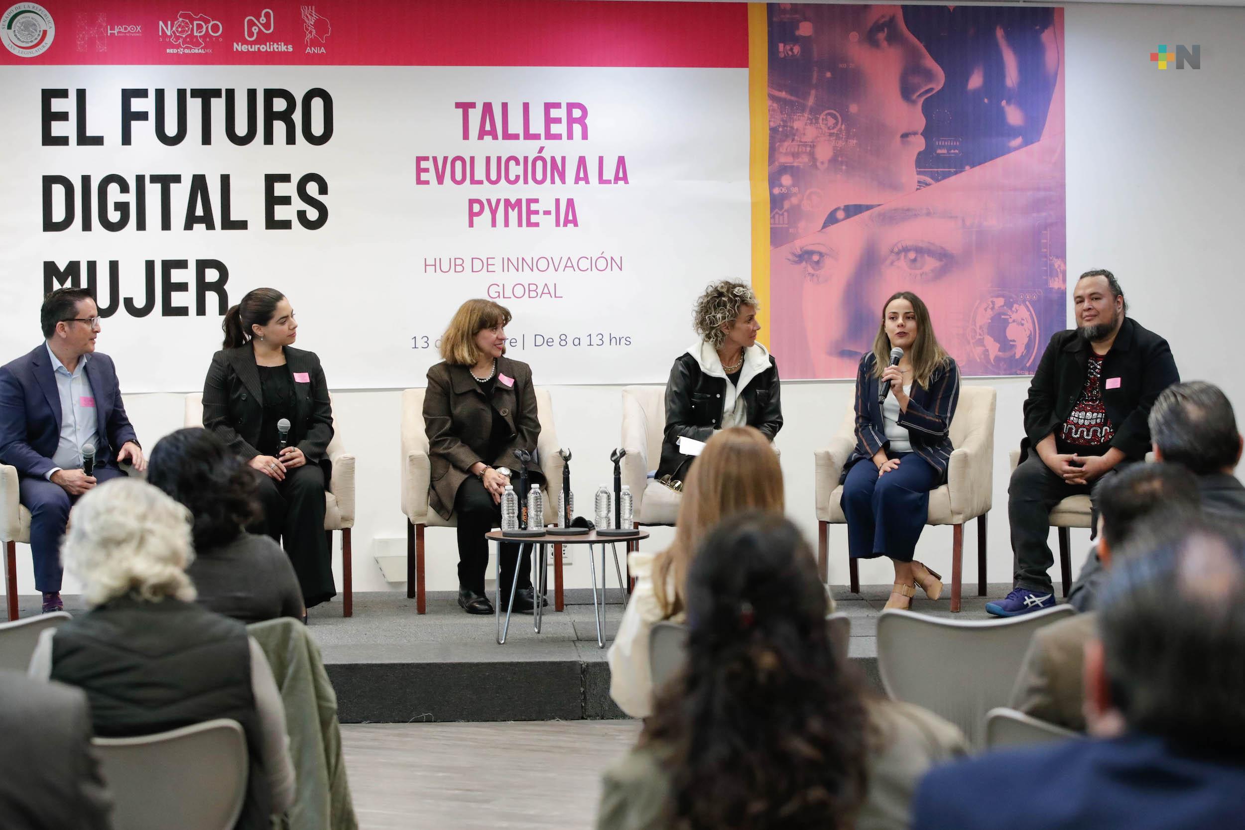 Plantean en el Senado empoderar a mujeres emprendedoras con uso de inteligencia artificial