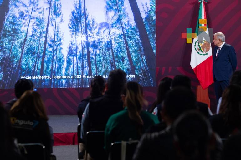 Gobierno de México heredará al pueblo 43 áreas naturales protegidas en 4.4 millones de hectáreas