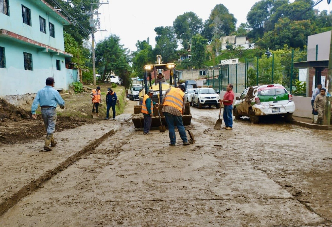 Gobierno estatal coordina atención por lluvias en el sur
