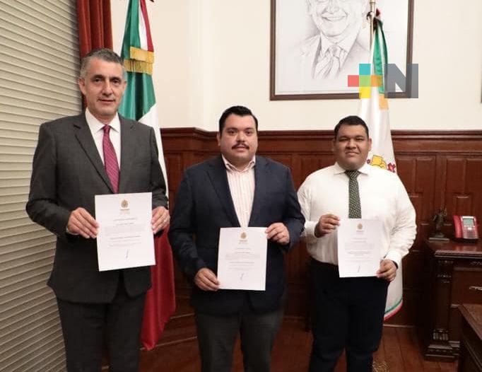 Gobernador Cuitláhuac García anuncia a nuevos funcionarios en Segob y SEV