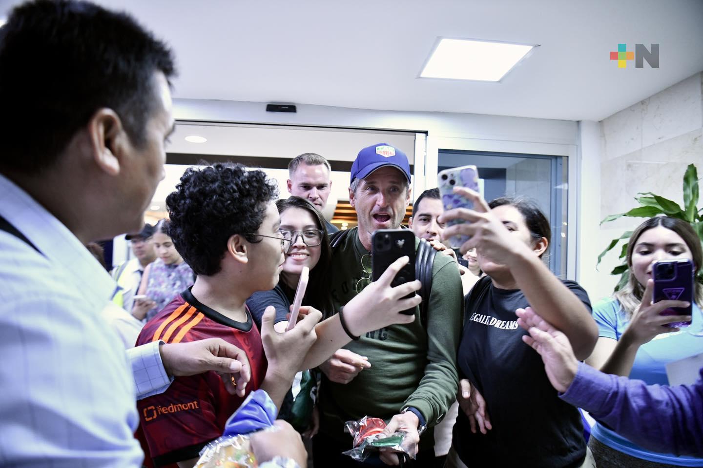 Causa furor, Patrick Dempsey ya está en Veracruz