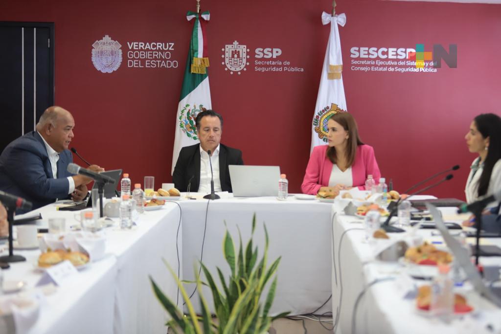 Mesa de Coesconpaz trabajó en el Consejo Estatal de Seguridad Pública